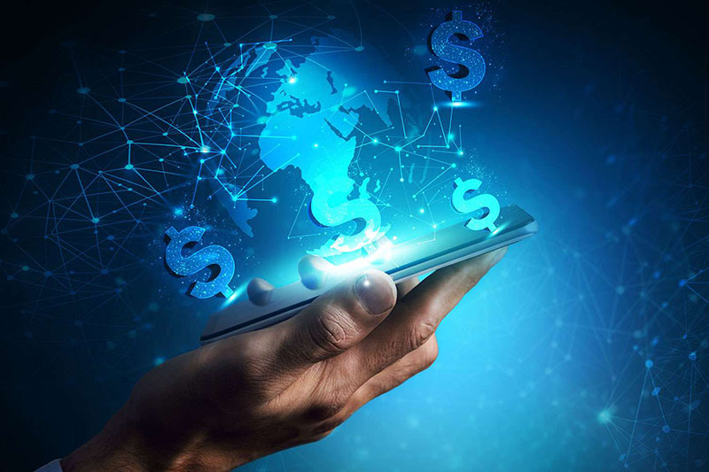 تصویری انتزاعی از امنیت مالی و نرخ های ارزی