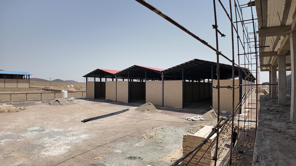 نمای کلی کارخانه در حال توسعه