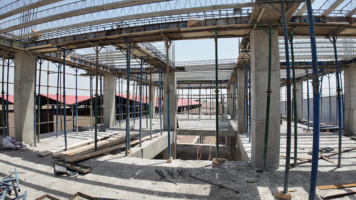 تصویر هوایی از فضای تولید