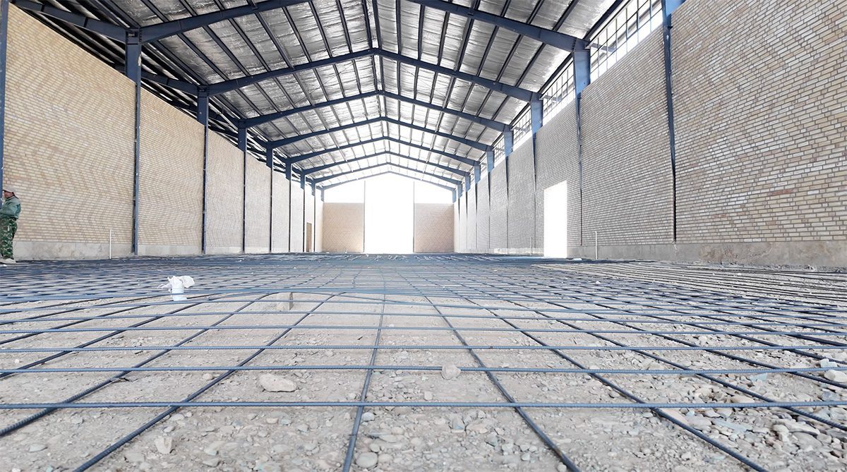 محوطه کارخانه جدید